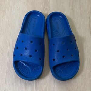 CROCS Blue Slide Sandals